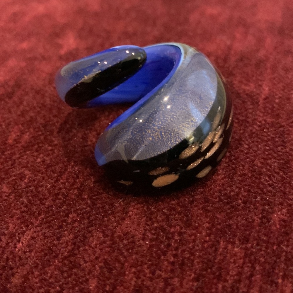Glass Cocktail Ring